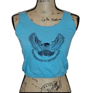 Vintage Biketoberfest Crop Top Daytona